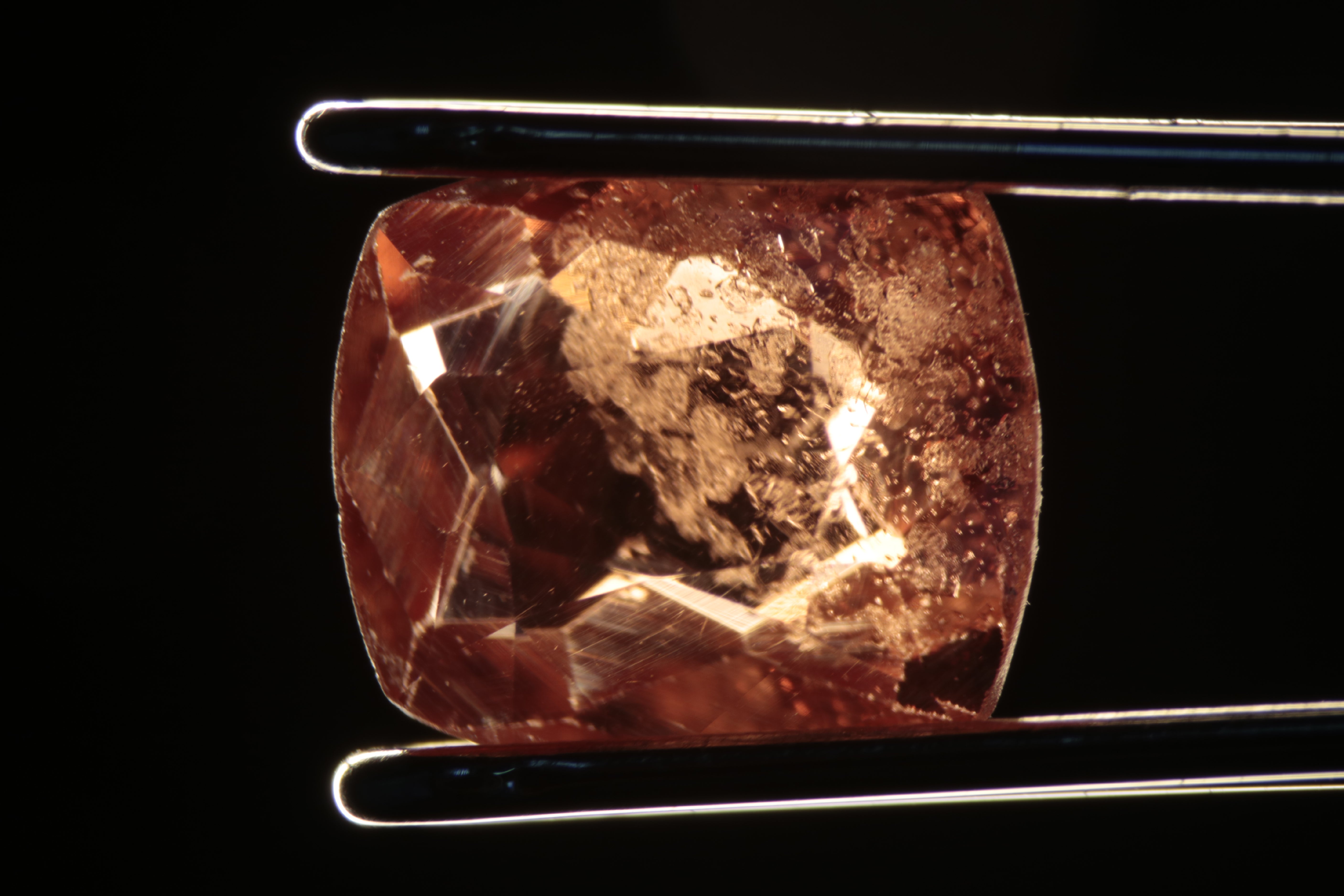 Seeing Double: Inside a Rare Transparent Triplite Gemstone