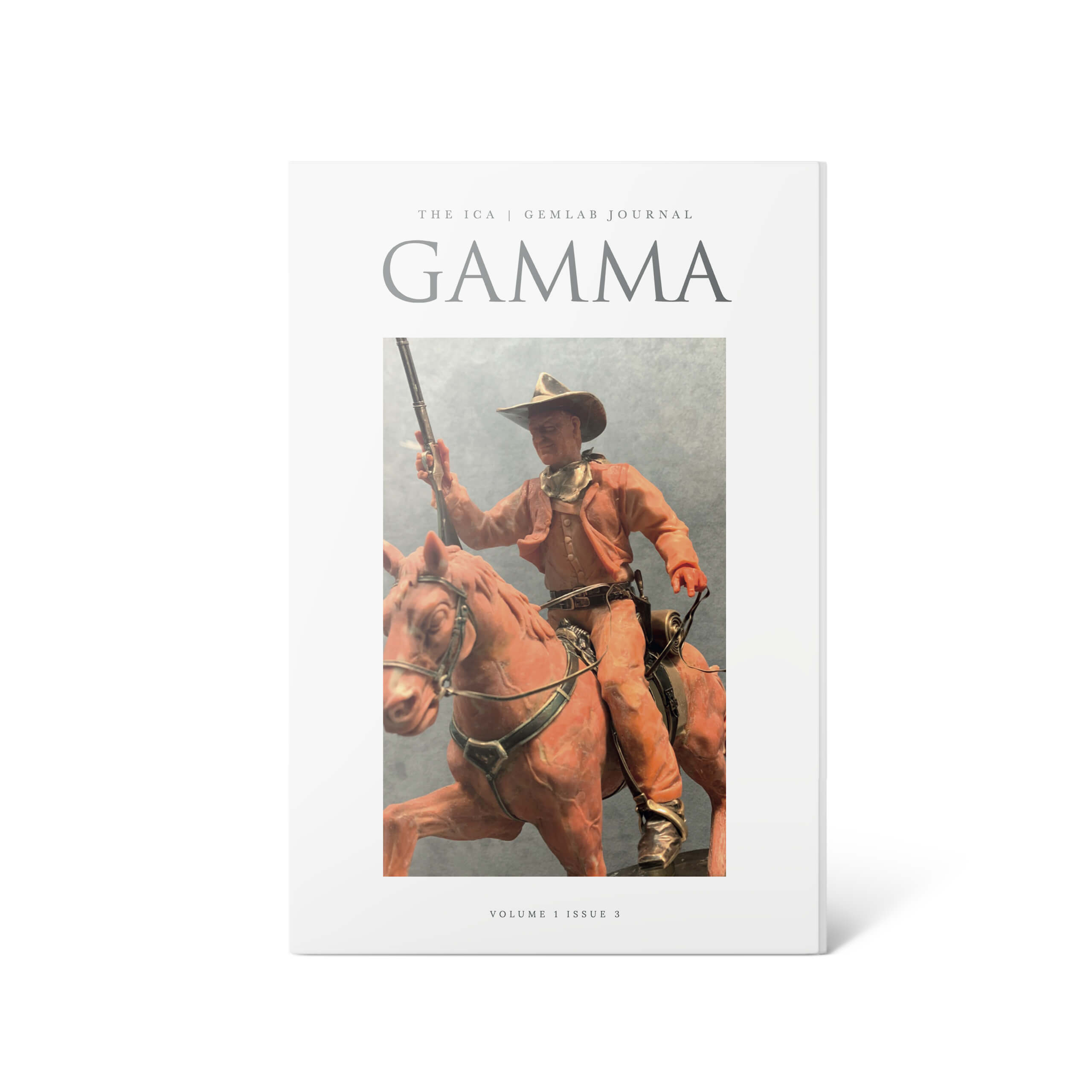 Gamma the ICA GemLab Gemmological journal. Volume 1 issue 3. On our cover Cover picture – Carving in Coral depicting John Wayne the American actor famous, amongst other roles, for his wild west movies. On display in the Liverino Coral Museum in Torre del Greco