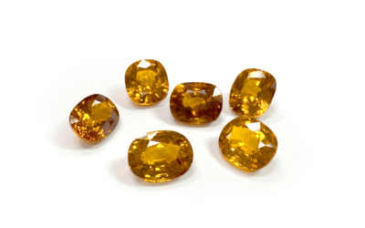 High Iron Yellow Sapphire with Beryllium Treatment